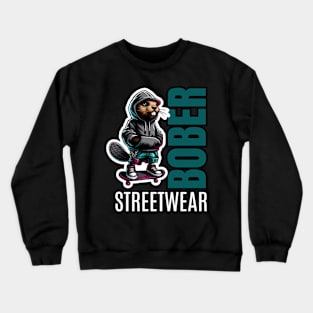 Bober Streetwear | Bóbr Fashion | Polish Beaver | Meme from Poland | Slav | Slavic Crewneck Sweatshirt